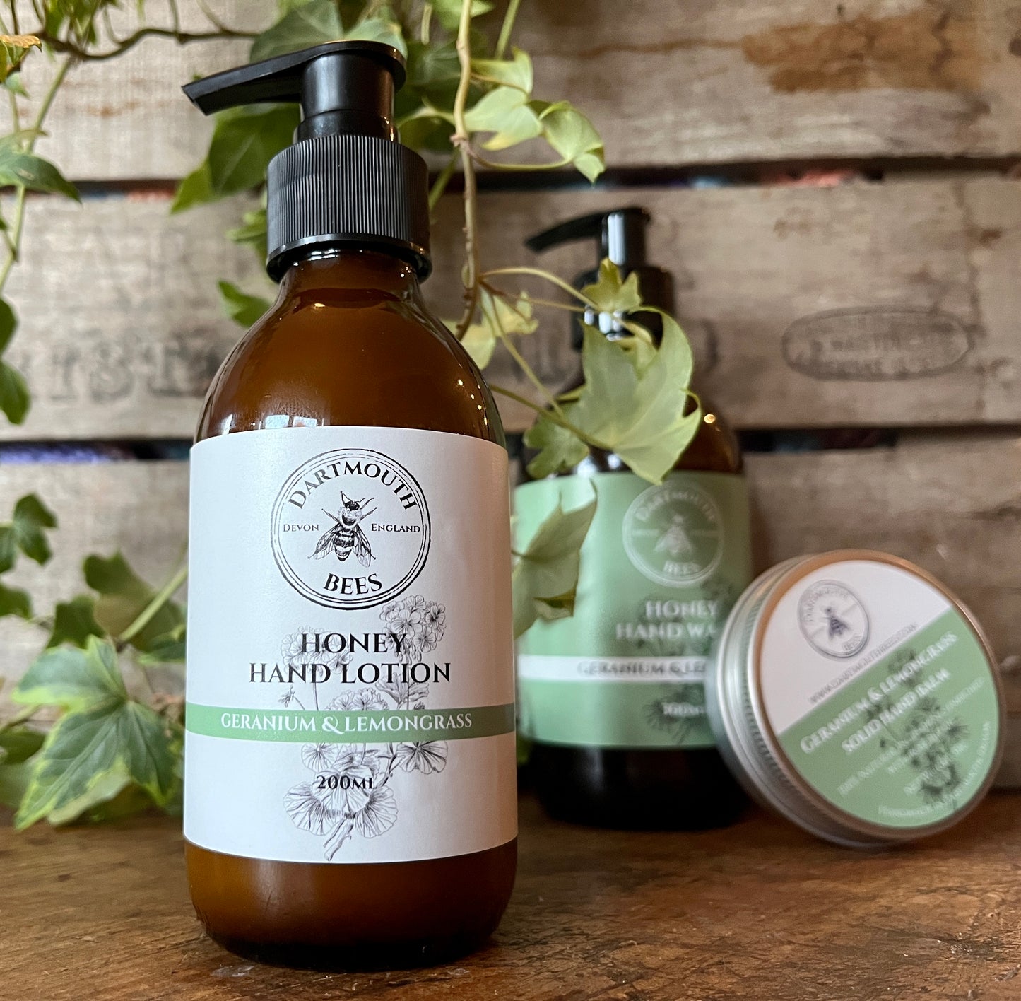 Honey Hand Lotion - Geranium & Lemongrass 200ml
