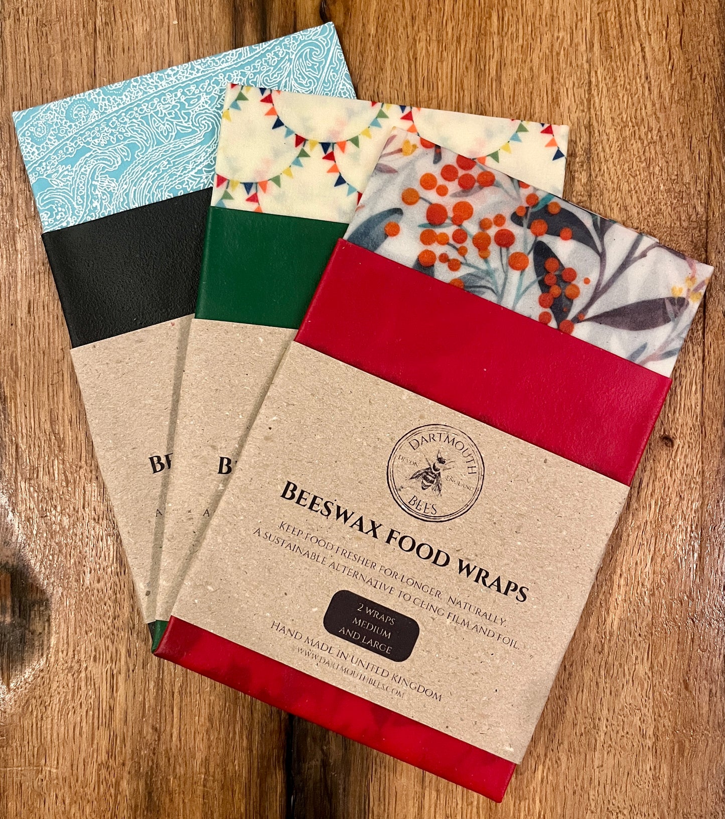 Twin bees wax wrap