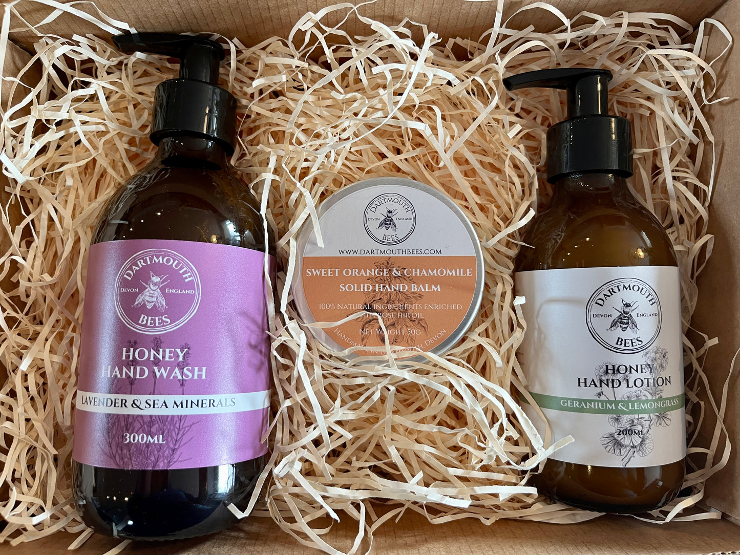 Honey Hand Wash, Lotion & Balm Hamper