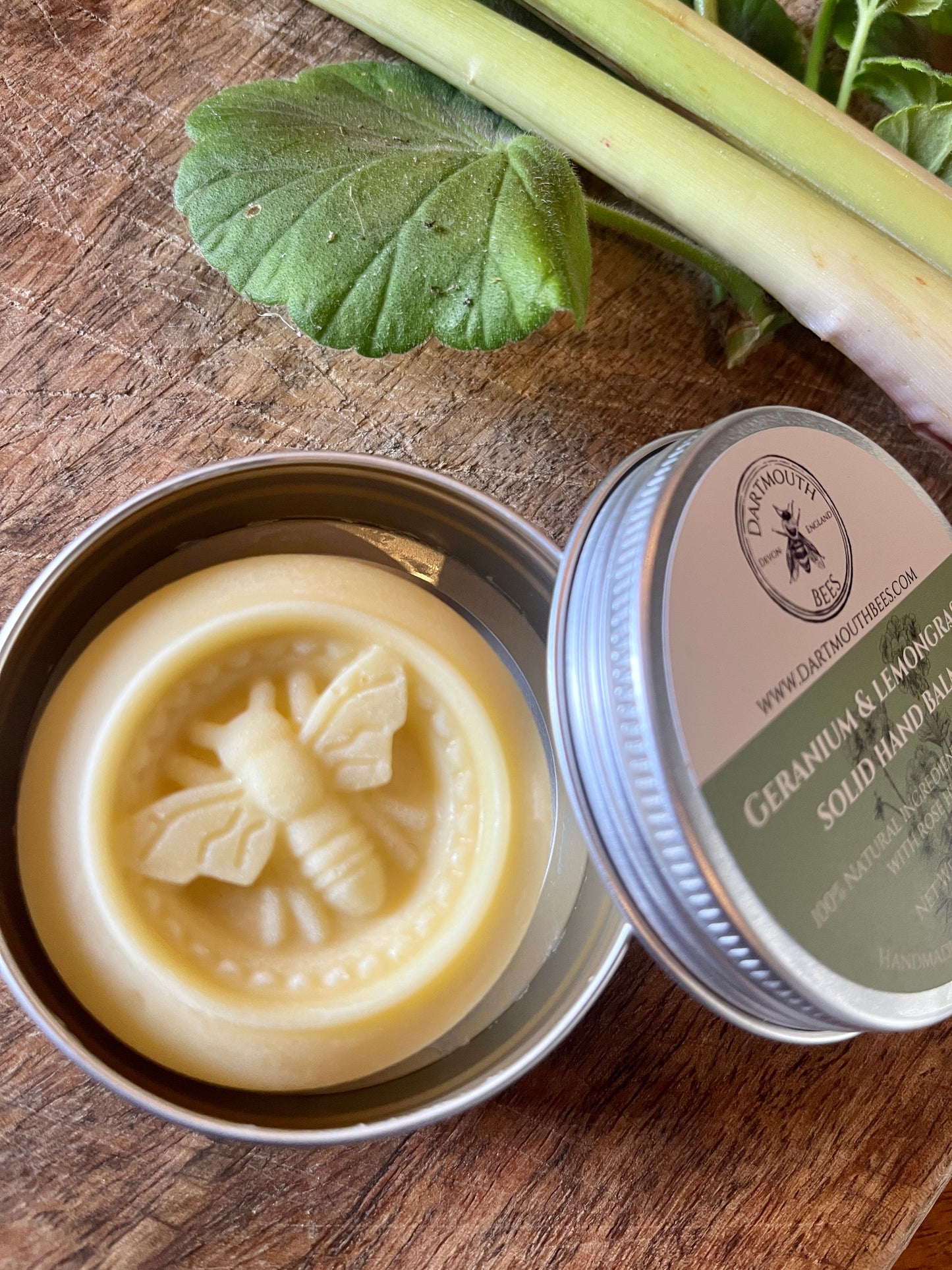 Solid Hand Balm - Geranium & Lemongrass 50g