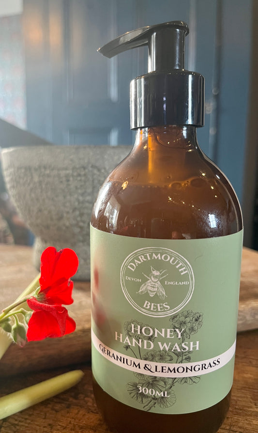 Honey Hand Wash - Geranium & Lemongrass 300ml