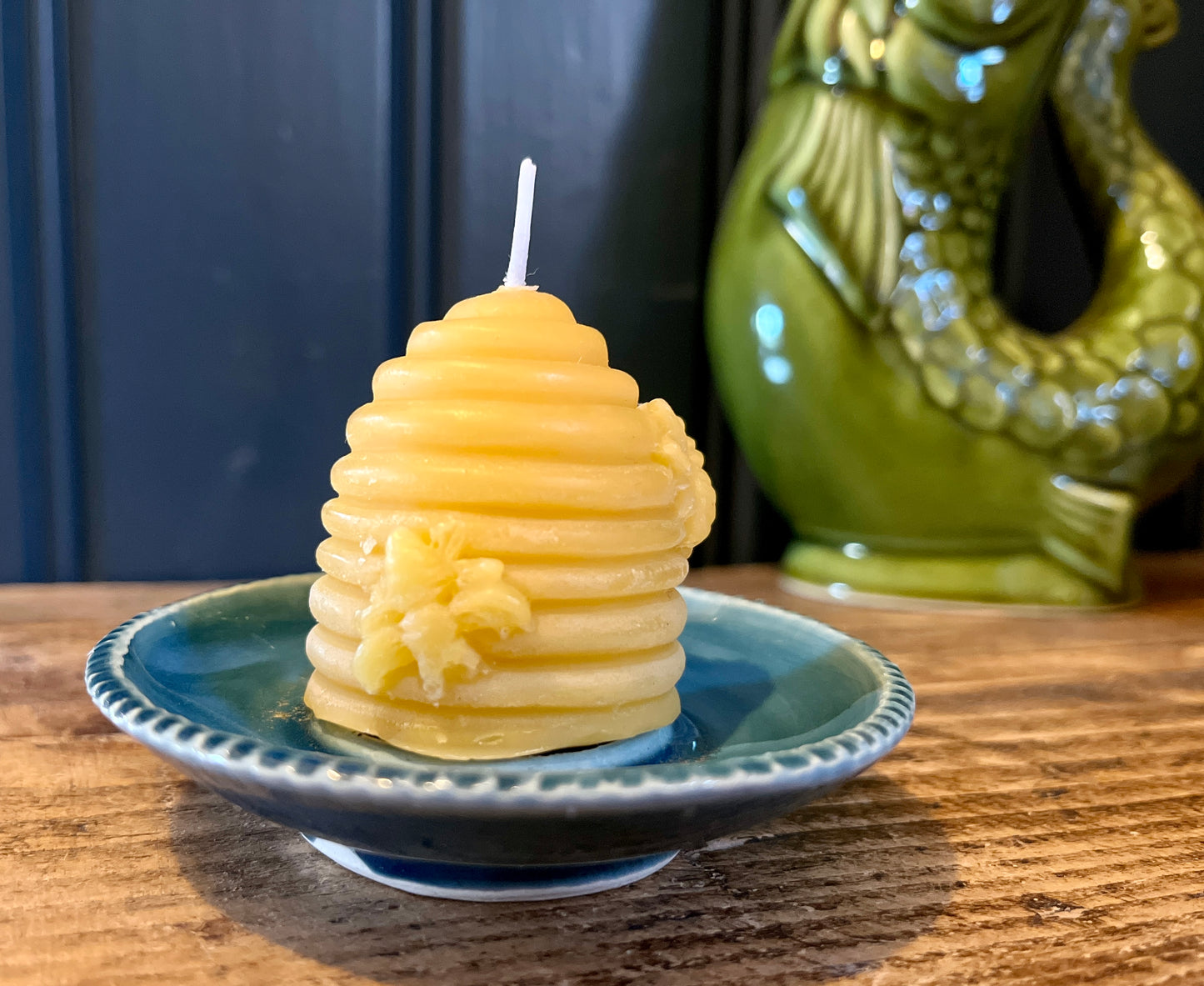 Small Beeswax Skep Candle